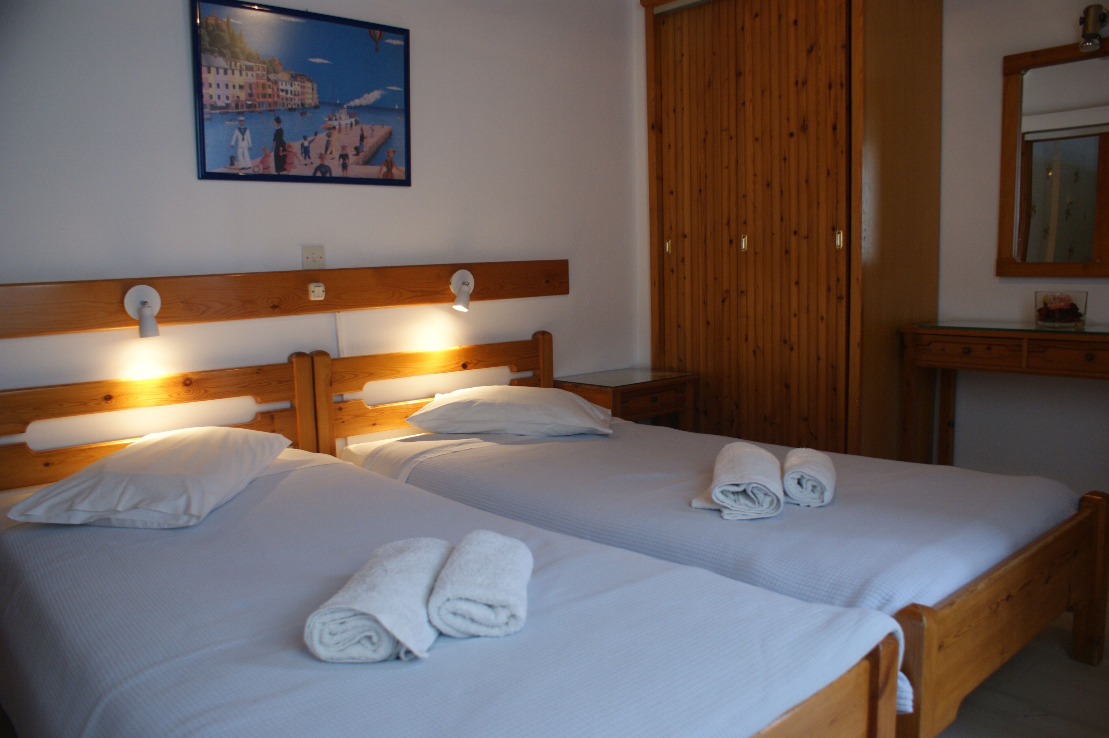 iron/ironing board, free cots/infant beds, free wifi, bed sheets