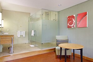 تجهيزات دش، دُش غزير، مستلزمات مجانية للعناية الشخصية، مجففات شعر