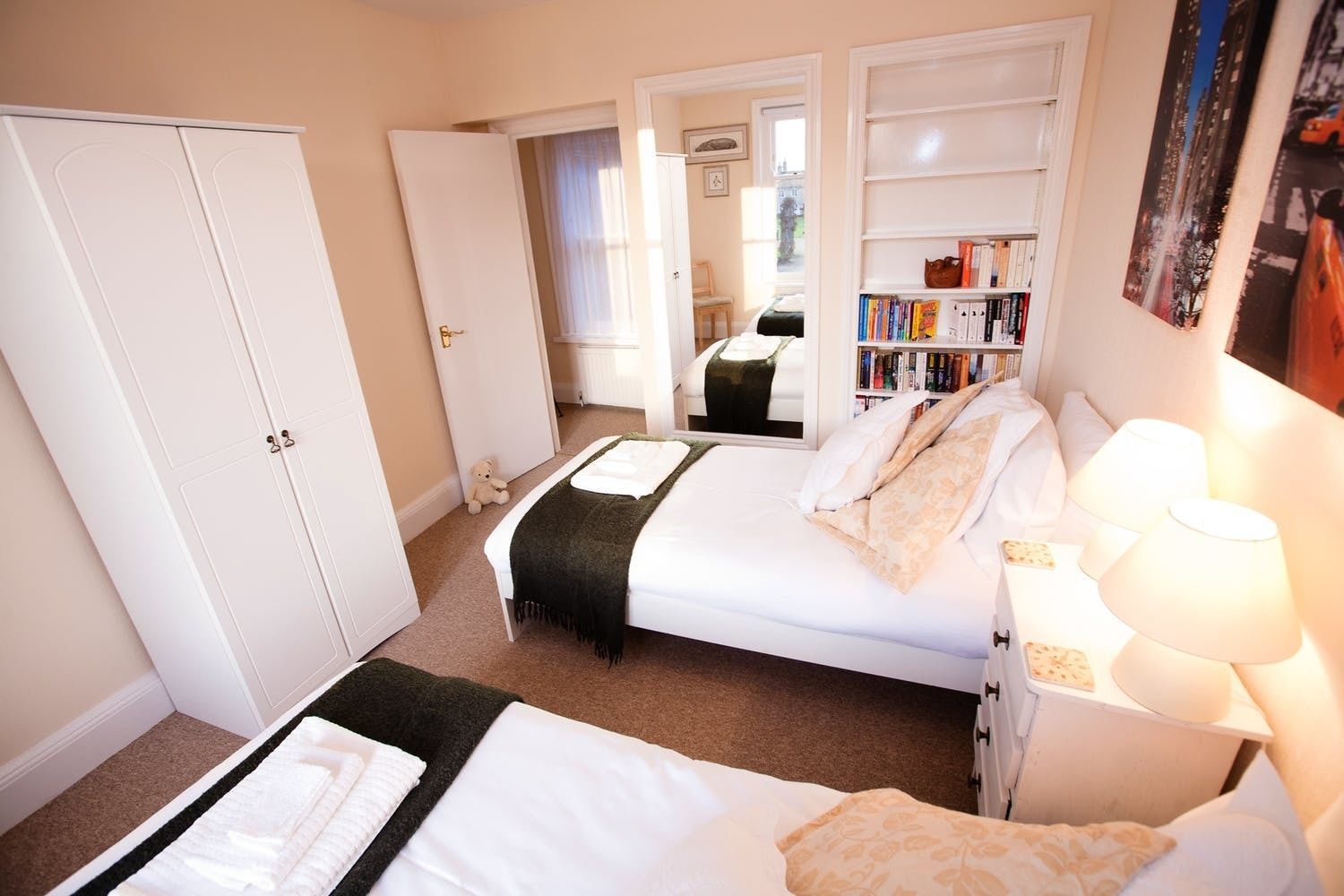 Desk, iron/ironing board, free cribs/infant beds, free WiFi