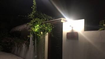 Front of property – evening/night