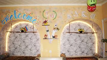 Sala de estar en el lobby