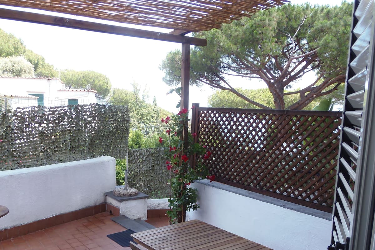 Family Quadruple Room, Terrace, Partial Sea View | Premium bedding, individually decorated, individually furnished