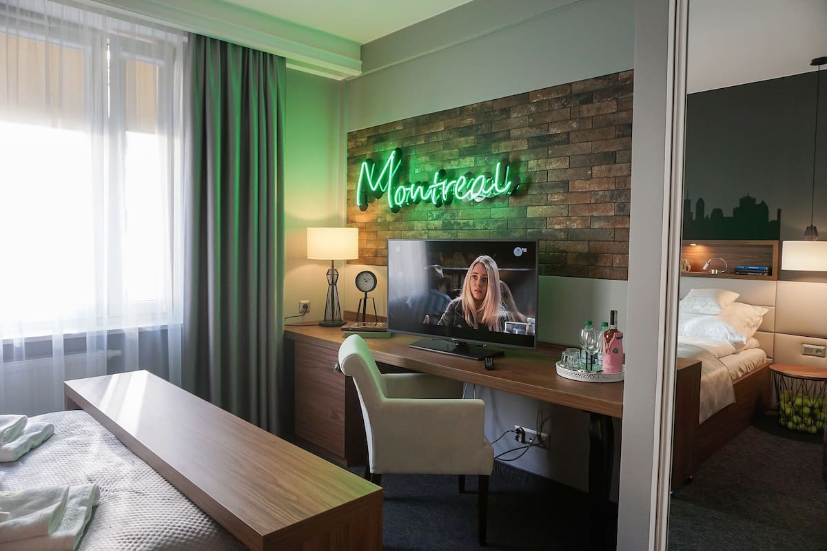 Superior appartement (Montreal) | 1 slaapkamer, luxe beddengoed, een minibar, een kluis op de kamer