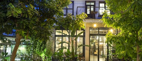 Front of property – evening/night