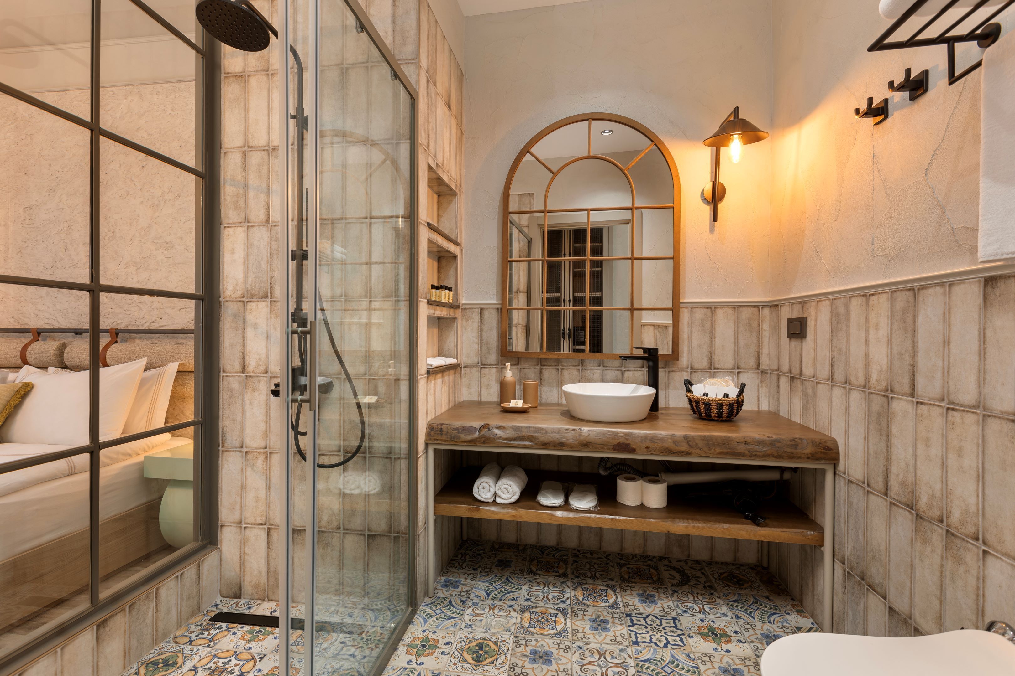 cozy room | bathroom | free toiletries, hair dryer, slippers, bidet