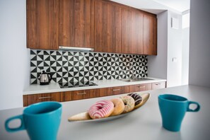 Private kitchen - VISENTO Apartments Kaczorowskiego 7 (Bialystok)