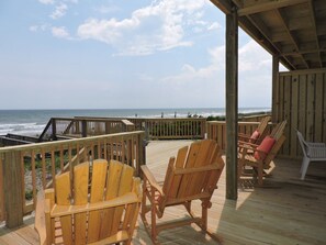 Balcony - A Southern Exposure East Duplex 3 Bedrooms 3 Bathrooms Duplex (Emerald Isle)