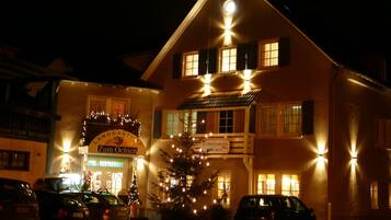 Front of property - evening/night