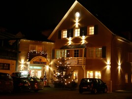 Front of property - evening/night