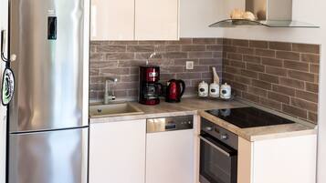 Villa, Pool Access | Private kitchen | Full-sized fridge, oven, stovetop, dishwasher