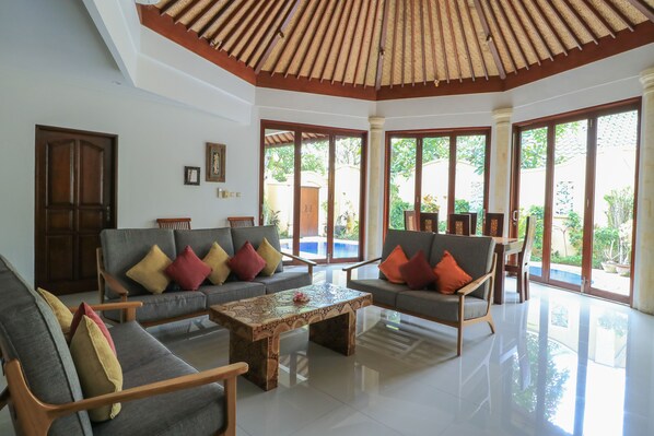 Villa, 3 Bedrooms | Living room | Flat-screen TV - Emerald Villa B-12 (Denpasar)