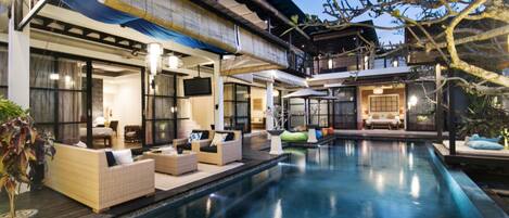 Vila, 4 kamar tidur | Teras/patio