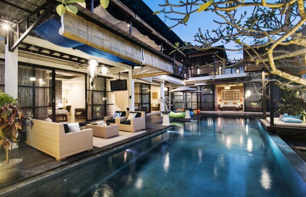 Villa, 4 Bedrooms | Terrace/patio - Sunset Paradise Villa Temple Hill (Jimbaran)