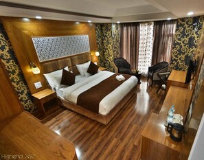Premium Double Room, Accessible, Mountain View | 1 bedroom, in-room safe, desk, blackout drapes - Hotel The Montreal Srinagar (Srinagar)