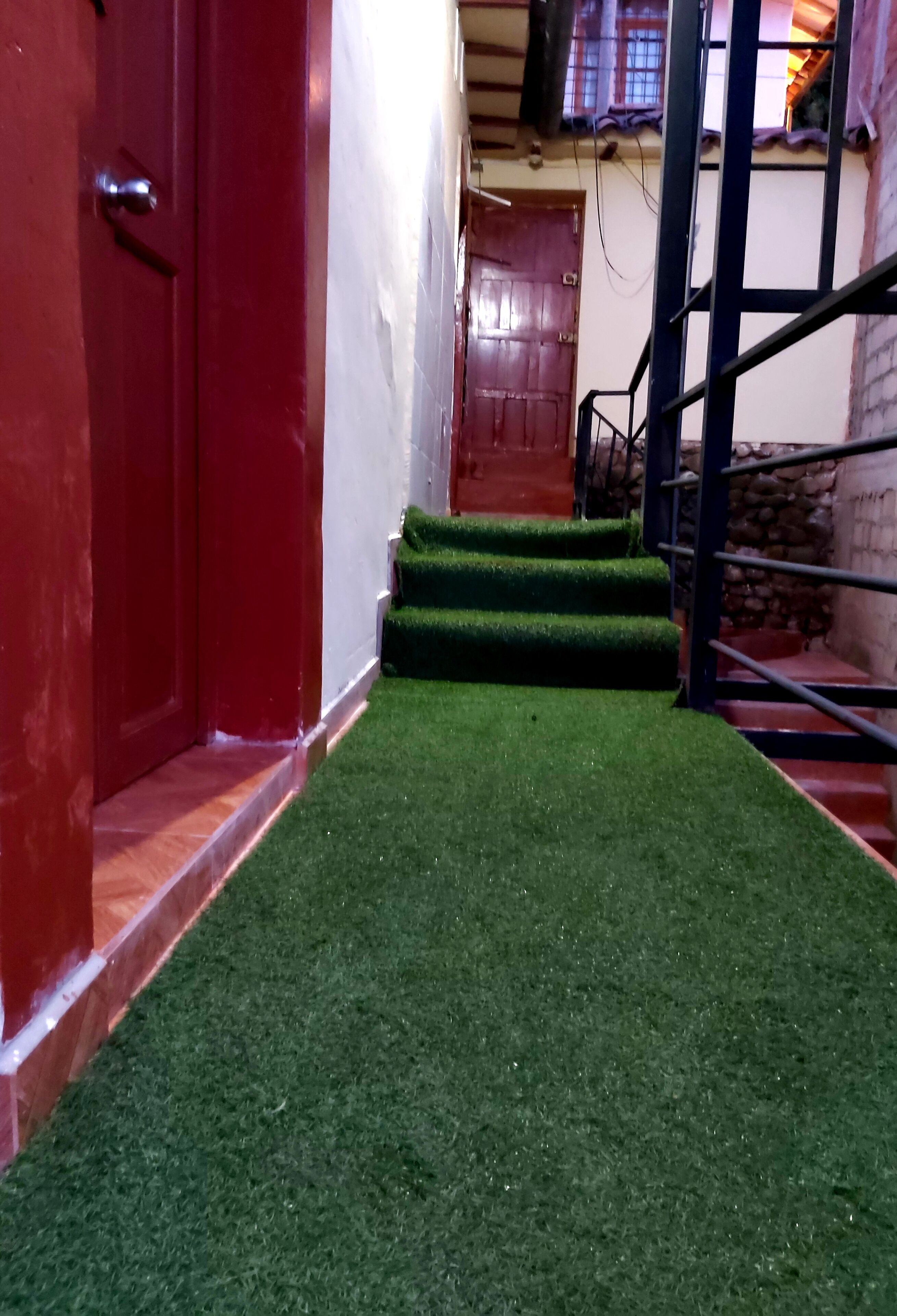 Interior entrance