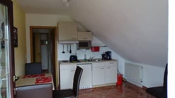 Condo, 1 Bedroom | Private kitchenette | Fridge, microwave, stovetop, cookware/dishes/utensils
