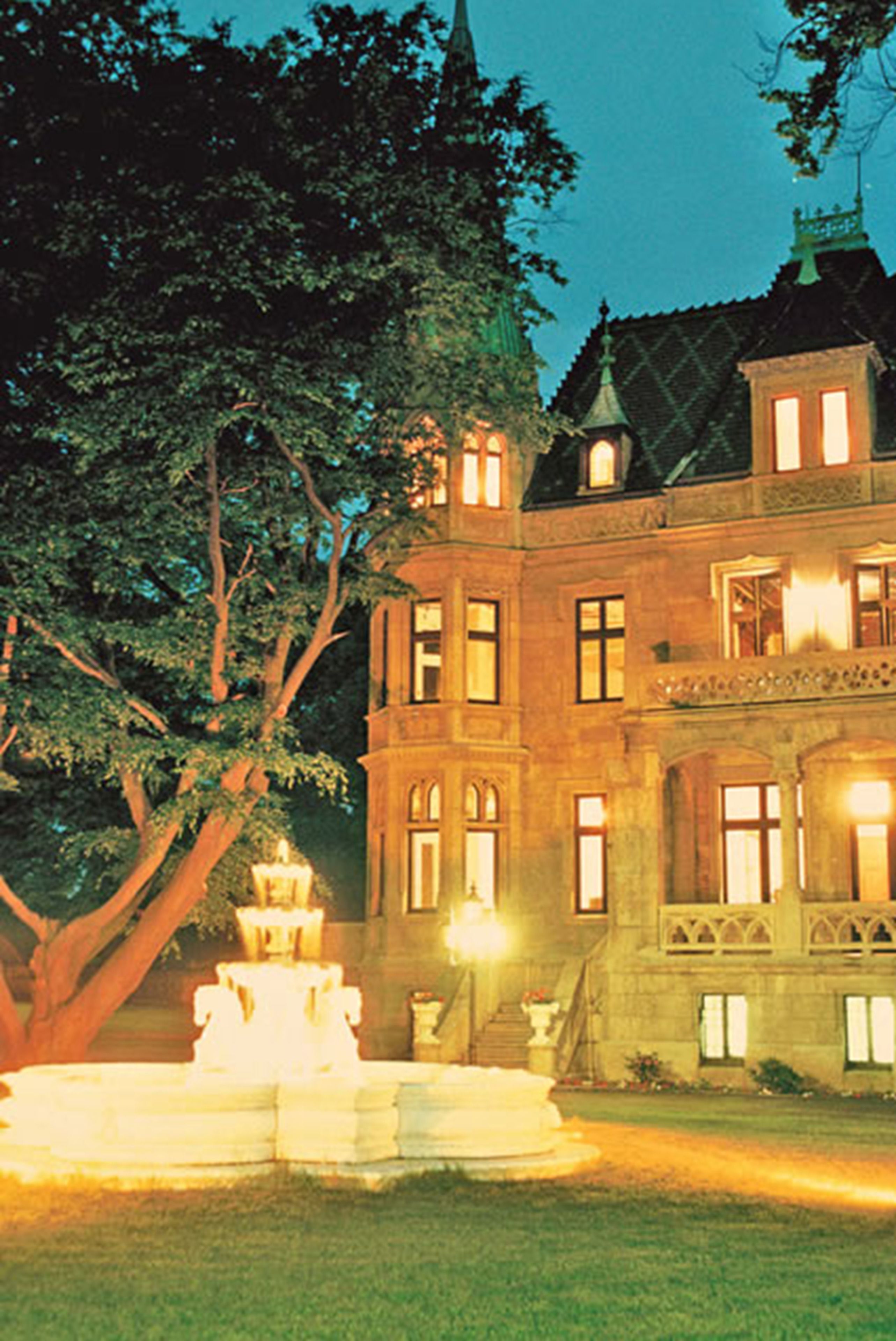 front of property – evening/night