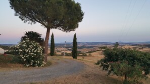 Blick von der Unterkunft