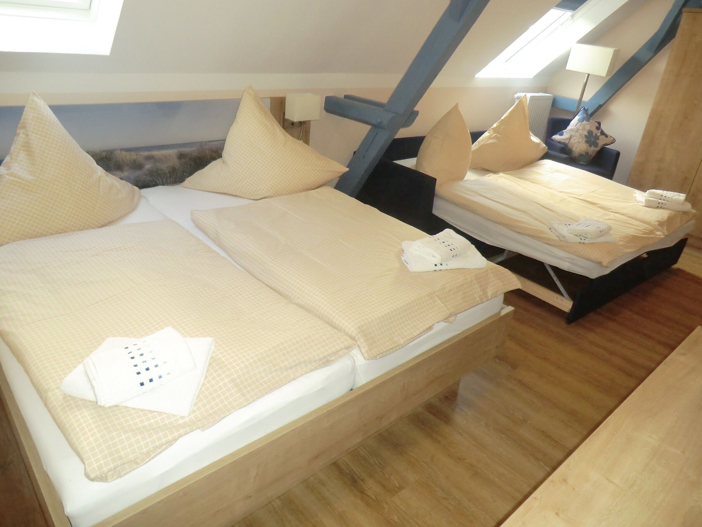 classic quadruple room | hypo-allergenic bedding, minibar, in-room safe, desk