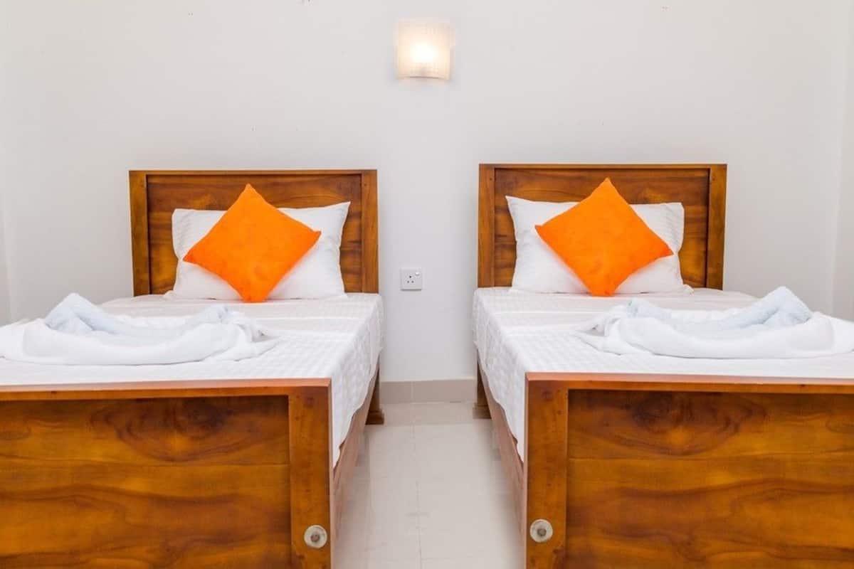 Desk, blackout curtains, iron/ironing board, free WiFi