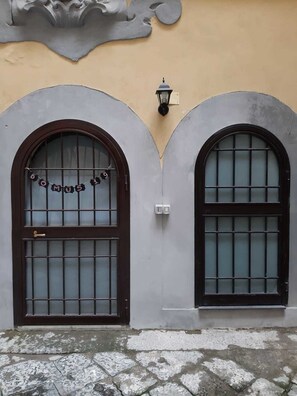 Entrée de l’hébergement