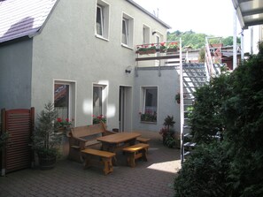 Terrace/patio - Pension Triebischtal (Meissen)