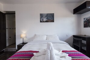 Double Room, 1 Double Bed, City View | Iron/ironing board, free WiFi, bed sheets - Pension Sanbleña B&B (Cusco)