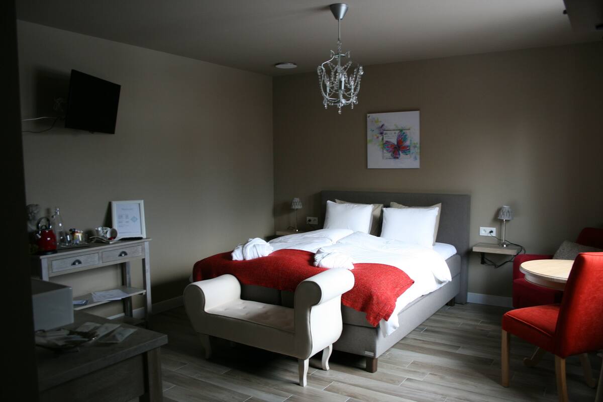 Double Room (Garden) | Minibar, in-room safe, desk, blackout drapes