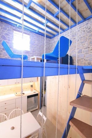 Living area - Stone House Krk (Krk)