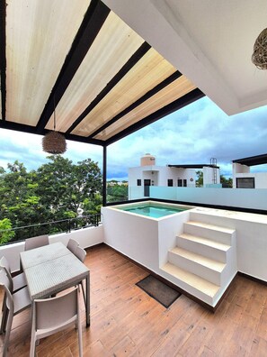 Appartement Élite, plusieurs lits, non-fumeurs | Terrasse/Patio