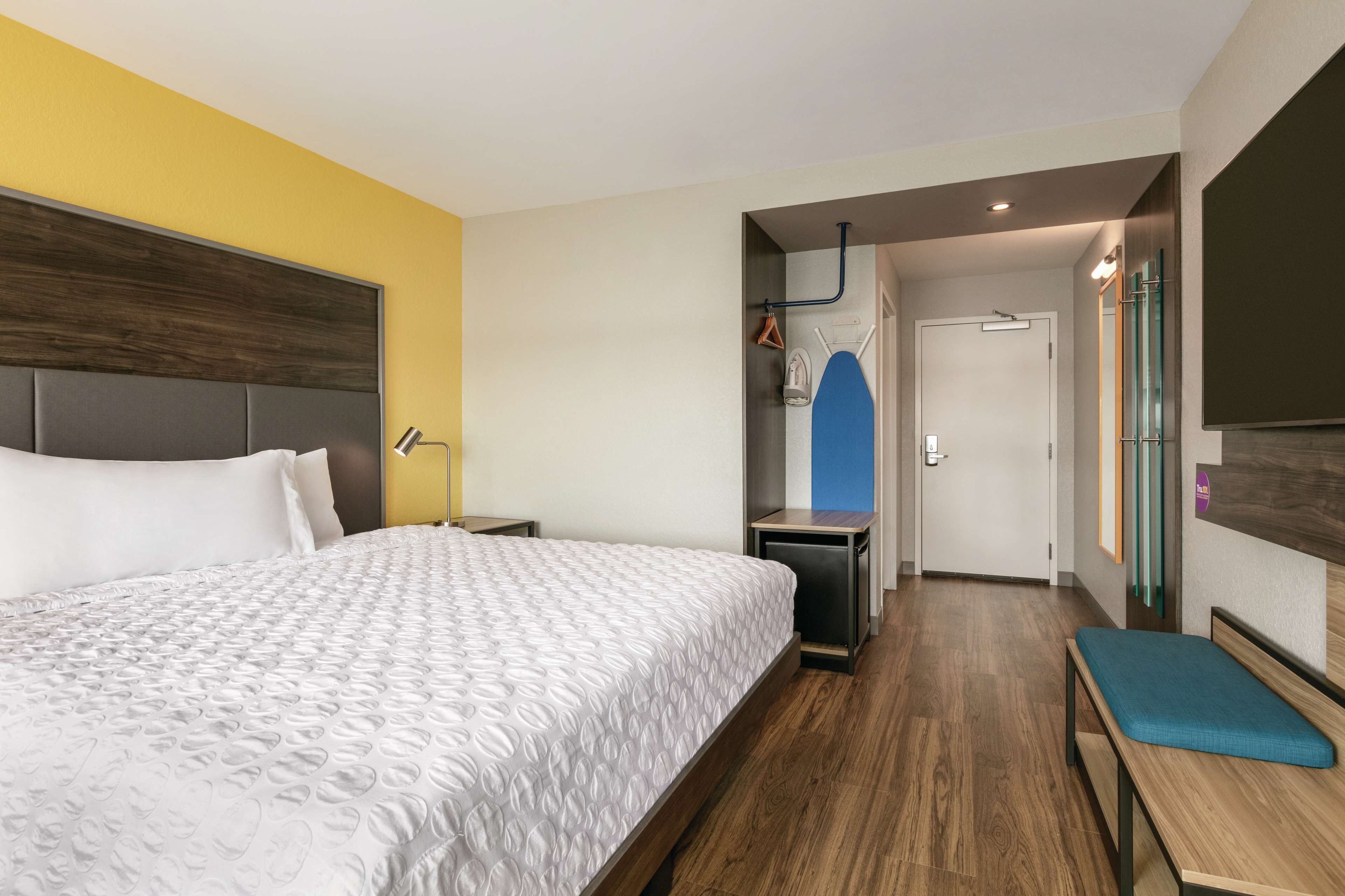 in-room safe, desk, blackout curtains, iron/ironing board