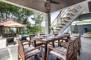 Terrace/patio - Grand Ocean View 5BR Pool Villa Kalim 5 (Patong)