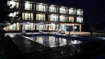 Front of property - evening/night