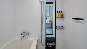 Vasca e doccia separate, vasca da bagno a immersione totale