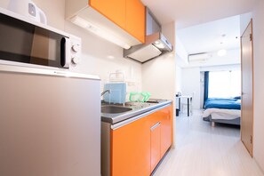 아파트 | 전용 간이 주방 | 대용량 냉장고, 전자레인지, 쿡탑, 전기 주전자