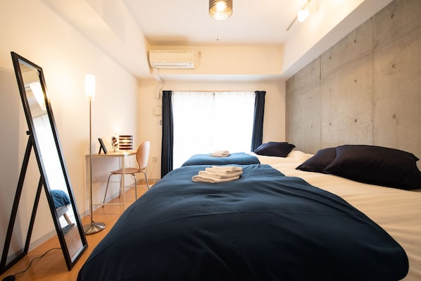 Apartment | Blackout curtains, soundproofing, iron/ironing board, free WiFi - City Central NAMBA PH210 (Osaka)
