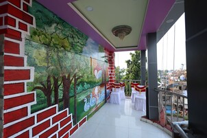 Family Double Room, Smoking, Hill View | Terrace/patio