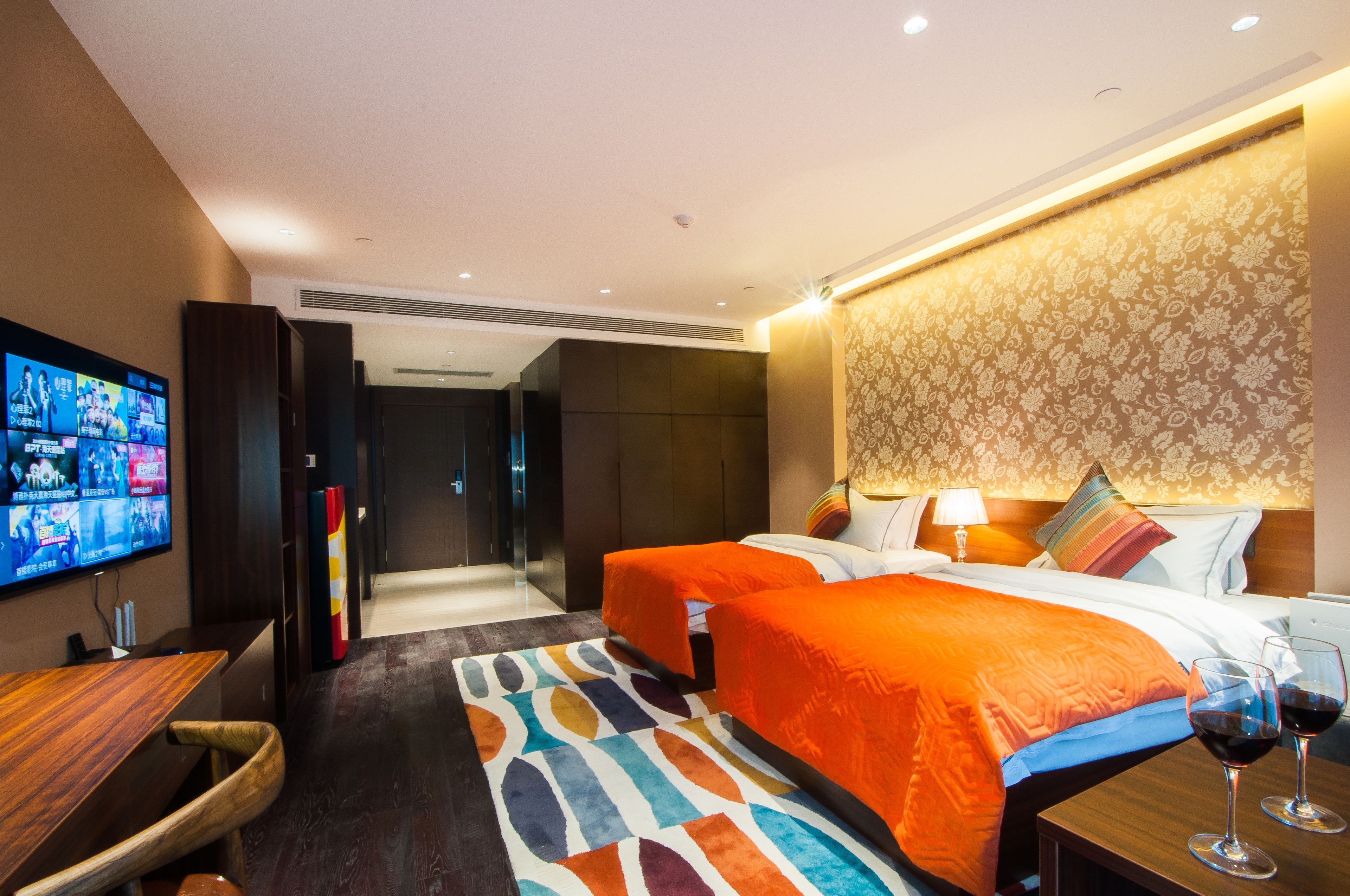 superior twin room | desk, blackout curtains, free wifi, bed sheets