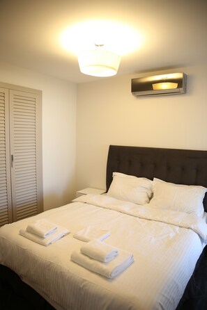 Villa | 2 dormitorios, escritorio, tabla de planchar con plancha y wifi gratis
