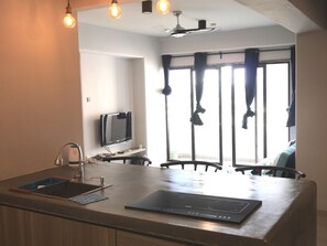 City Apartment, 3 Bedrooms, Smoking | Living area | LCD TV - Kondominium Golf Karawaci (Curug)