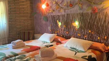 Down duvets, individually decorated, individually furnished