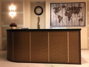 Quiosque de check-in/check-out