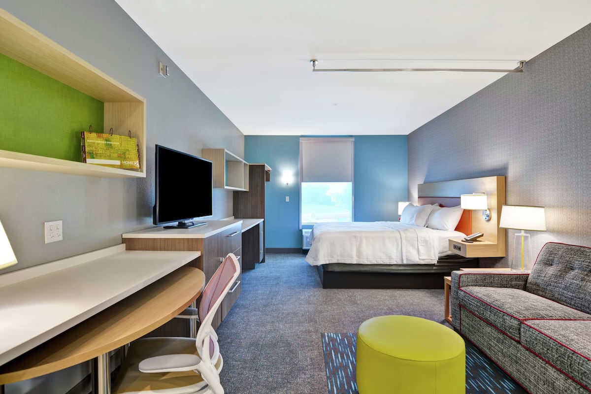 in-room safe, desk, blackout curtains, iron/ironing board