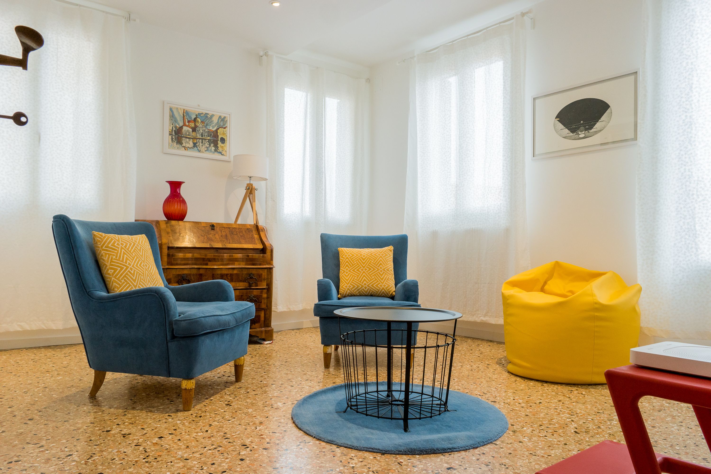 Deluxe-Apartment, 1 Schlafzimmer | Wohnzimmer