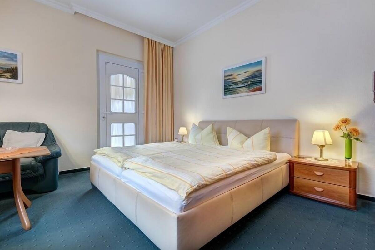 Studio (9. - incl. Cleaning Fee 40 EUR) | 1 chambre, rideaux occultants, Wi-Fi gratuit