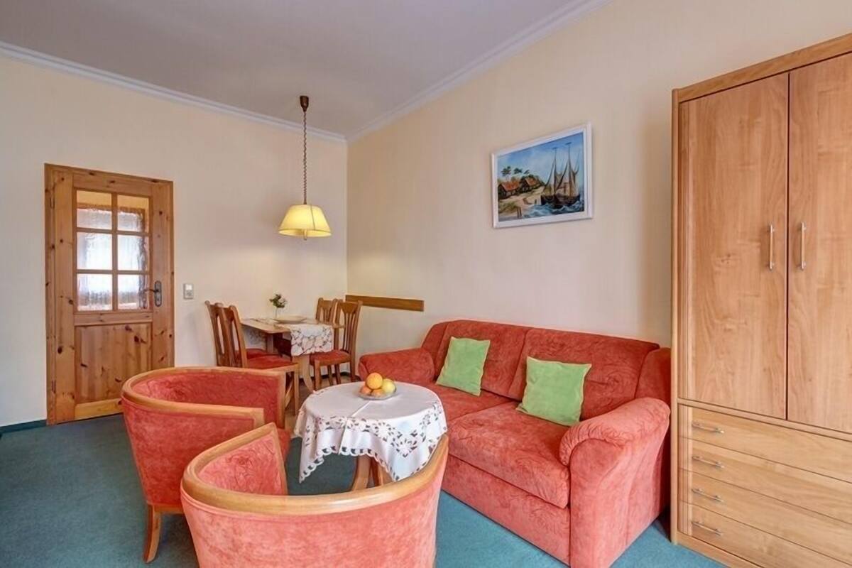 Appartement (3. - incl. Cleaning Fee 50 EUR) | Coin séjour | Télévision à écran plat, lecteur de DVD