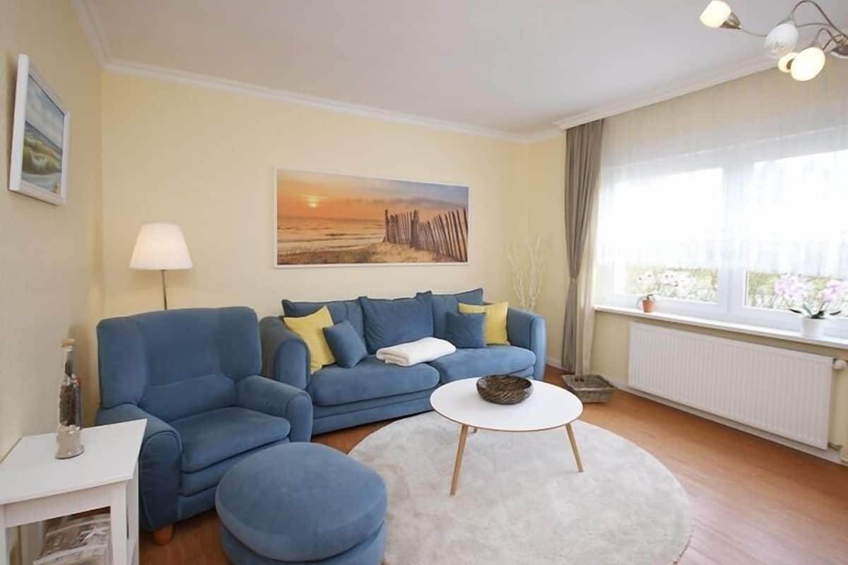 Leilighet, 2 soverom (1.- incl. Cleaning Fee 65 EUR) | Oppholdsområde | Flatskjerm-TV