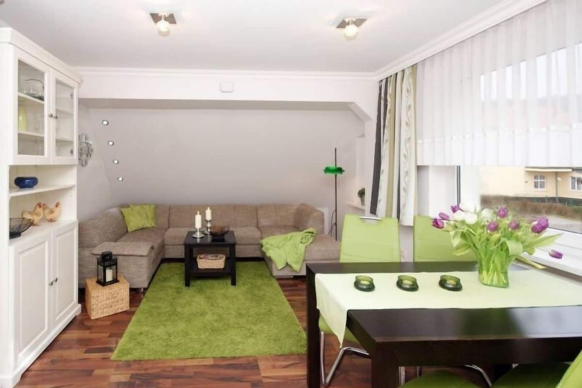 Leilighet (2. - incl. Cleaning Fee 50 EUR) | Oppholdsområde | Flatskjerm-TV
