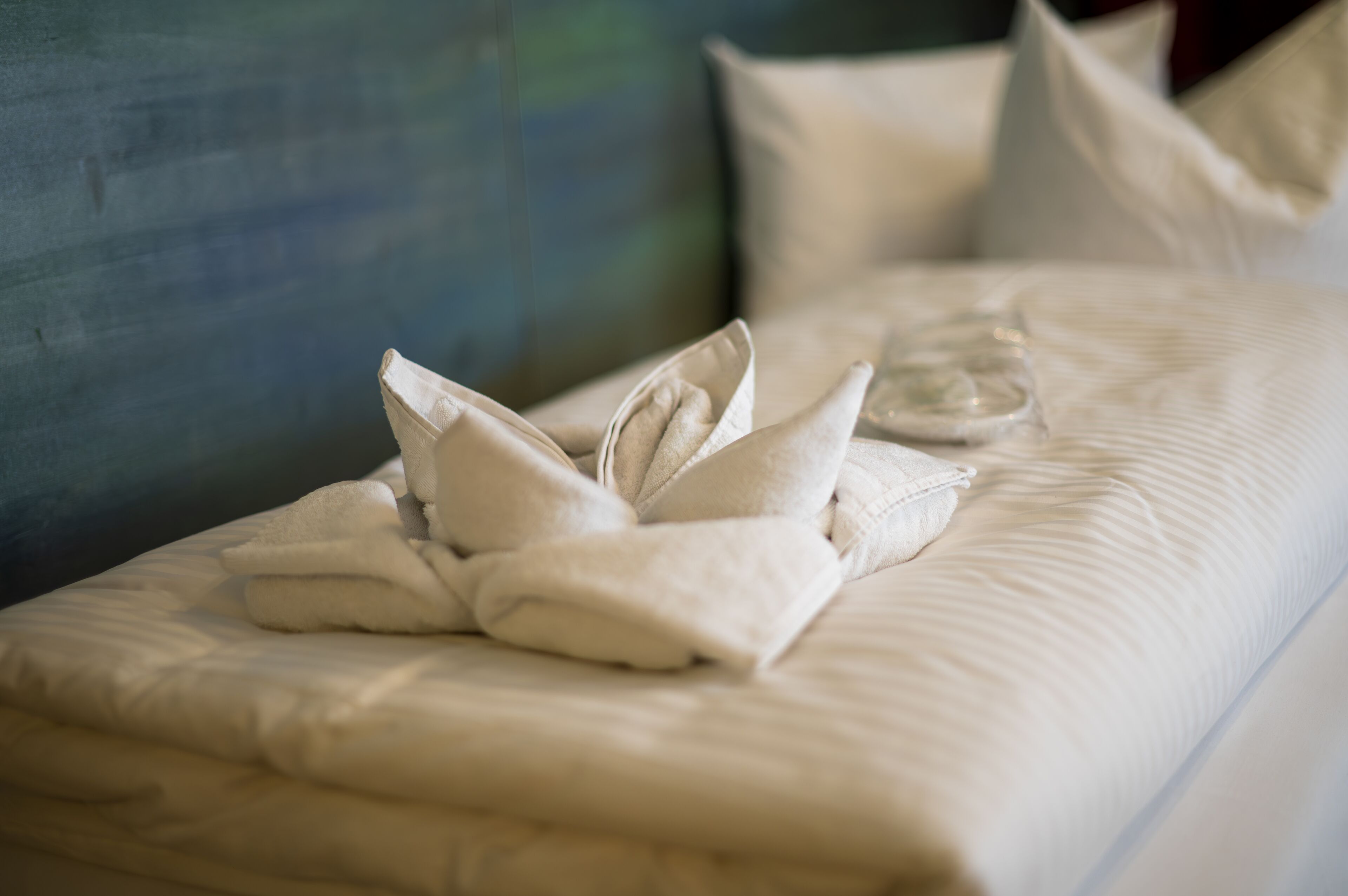 1 bedroom, hypo-allergenic bedding, desk, laptop workspace