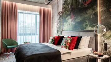 Chambre Double Deluxe, balcon | Ameublement personnalisé, rideaux occultants, Wi-Fi gratuit